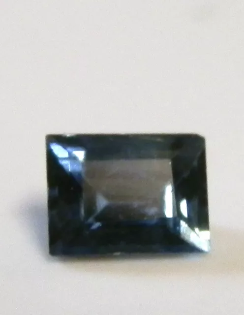 Natural Australian earth-mined blue baguette sapphire..0.155 carat