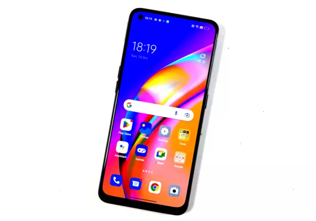 OPPO A94 5G 128GB schwarz entsperrt Smartphone guter Zustand Klasse B 372