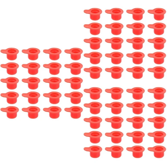 600 pz tappi filettati interni tappi di copertura forati tappi in gomma silicone