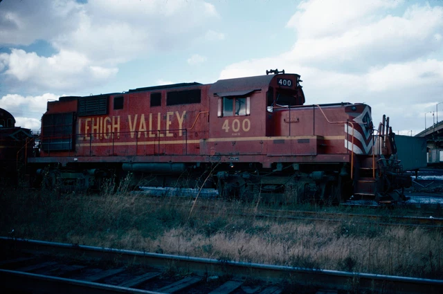 1973 Original Kodachrome Slide Lv Lehigh Valley Rs-11 400 First Unit Newark Nj