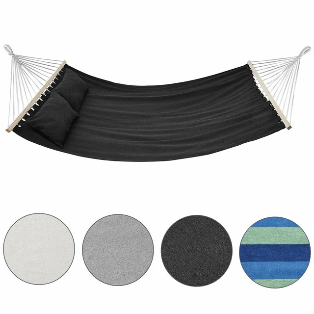 Hängematte Doppelhängematte Hammock 2 Personen 300 kg Outdoor Baumwolle Juskys®