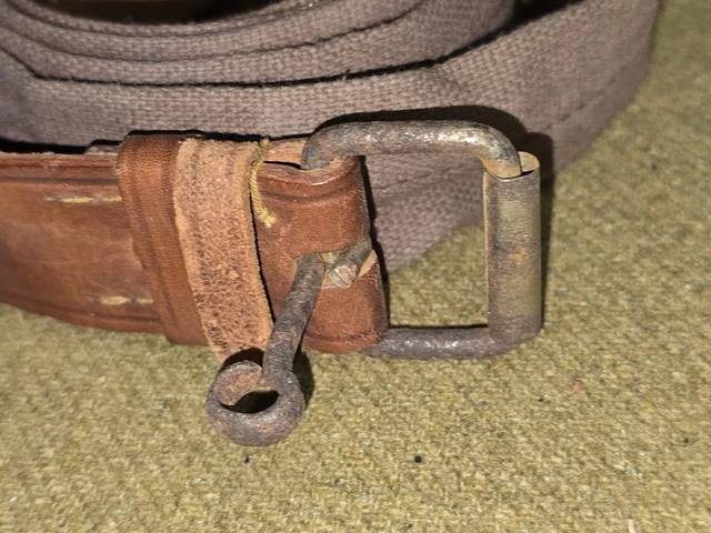 WWII US ARMY Sam Brown Belt #4 £54.34 - PicClick UK