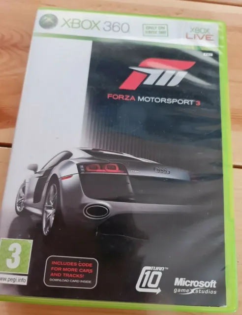 Forza Motorsport 3 (Microsoft Xbox 360, 2009) Game -- PAL