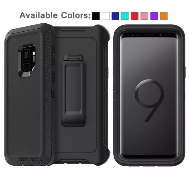 For Samsung Galaxy S9 +Plus Case Cover Shockproof Series Fits Defender Belt Clip