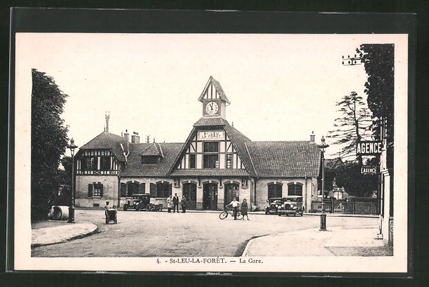 CPA Saint-Leu-la-Foret, La Gare, La Gare
