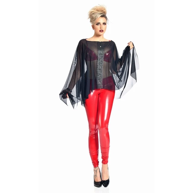 Patrice Catanzaro, Vera, Leggings moulant fetish sexy vinyle rouge brillant 2