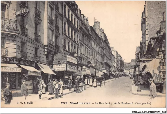 CAR-AABP6-75-0437 - PARIS XVIII - Montmartre - la rue lepic, pres le Boulevard