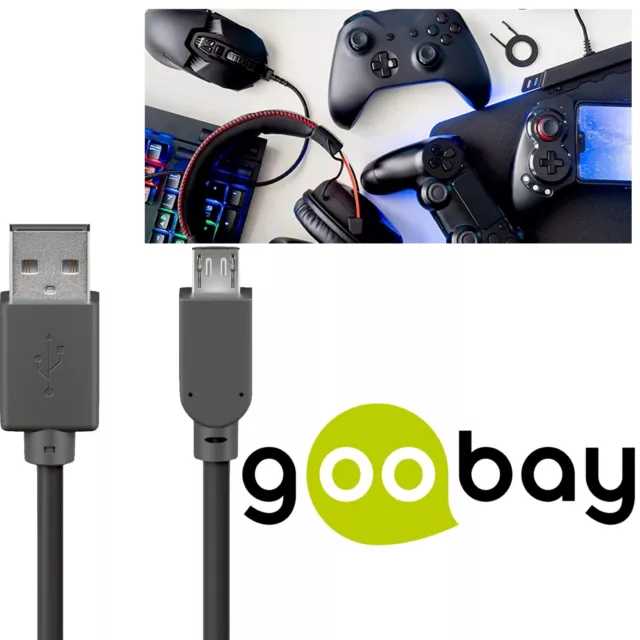 High-Speed Micro USB Ladekabel Kabel Sony Playstation 4 PS 4 Controller XBox One