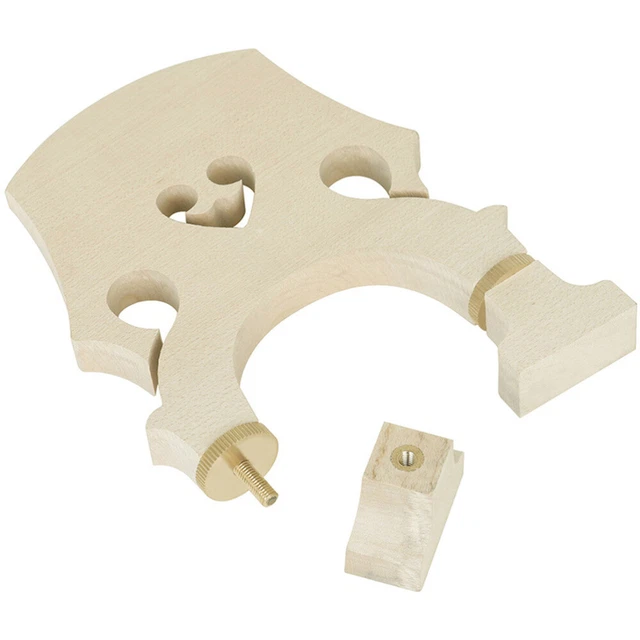 Kit Accessoires Violon - Mentonnière, Chevilles, Cordier En Bois Et Métal - Entretien Instrument