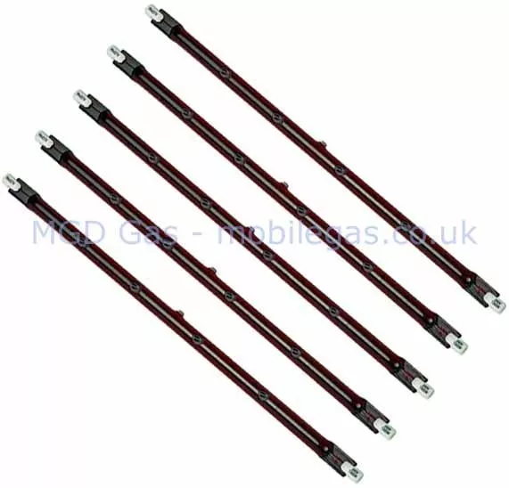 5 Five x 348mm 1400 - 1500 Watt 1.4 1.5 kW R7 R7S Ruby Infrared Heater Bulb Lamp