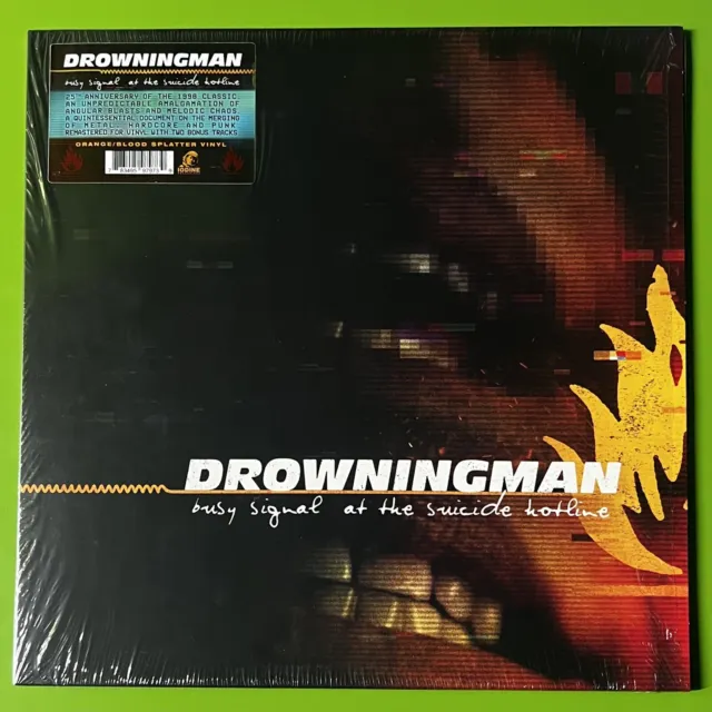 Drowningman - ‘Busy Signal At The Suicide Hotline’ 12” Vinyl LP Hardcore Reissue