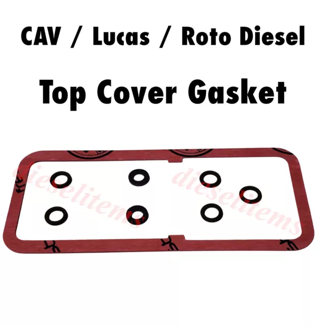 Delphi CAV Lucas Roto Top Cover Gasket Kit for DPA Diesel Injection Pumps