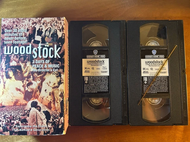 wood stock 3DAYS OF PEACE & MUSIC ビデオ Woodstock: 3 Days of Peace & Music, The Director's Cut – DVD