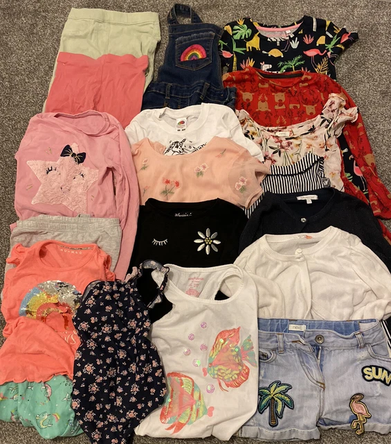 Girls Clothing 19 Piece Bundle 5-6 years