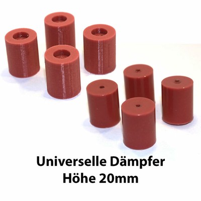 m3 a scelta con SPS ecc. AMMORTIZZATORE IN SILICONE PER heizbett STAMPANTE 3d 