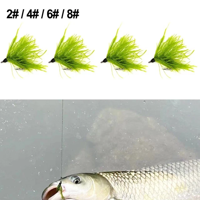 Set Di 2 Ganci Legati Alla Carpa Di Jenzi, Ganci A Tutto Tondo, Carpa