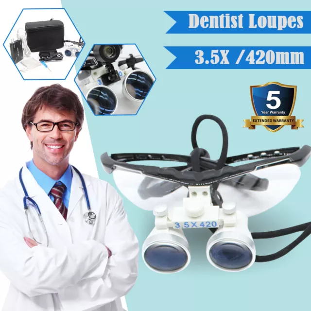 Portable Dental LED Head Light Lamp with Rechargeable Battery fit Surgical Loupe
