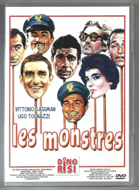 Dvd - Les Monstres (Vittorio Gassman / Ugo Tognazzi / Michele Mercier) Dino Risi