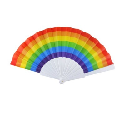 Regali Accessori per Festa dell'orgoglio MWOOT 4 Pezzi LGBT Gay Pride Ventagli Pieghevoli Ventagli Estate Ventagli Arcobaleno per Pride Celebrazioni Decorazione LGBTQ Pride Month Folding Fans 