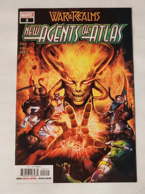 War Of The Realms New Agents Of Atlas #2 1St Sword Master 2019 Marvel Cr5