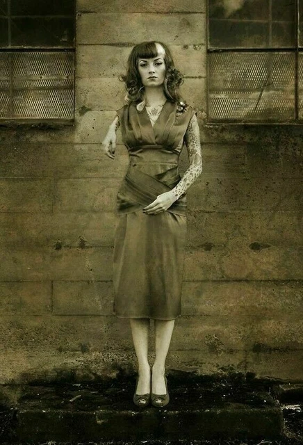 Antique Circus Sideshow Photo 80b Oddleys Strange & Bizarre