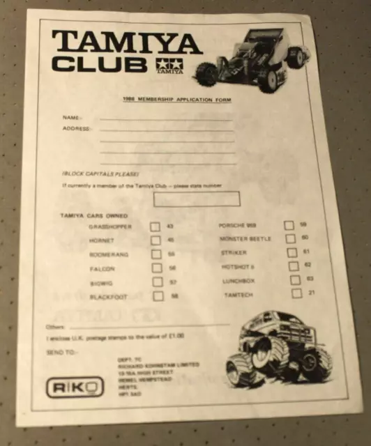 Tamiyaclub shop