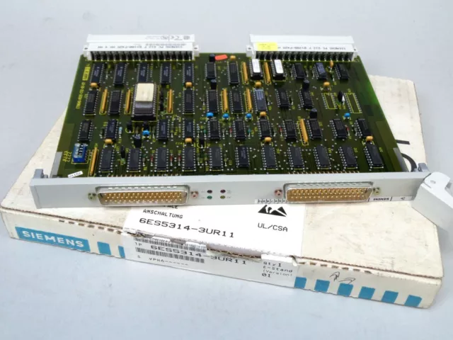 Siemens Simatic S5 6ES5314-3UR11 6ES5 314-3UR11 support électrique : 1