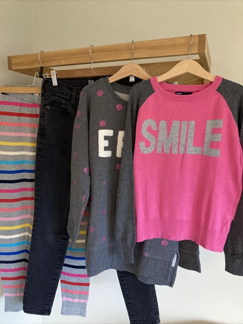 EUC Gap Bundle Jumpers, Jeans, Knit, Sweatshirt Girl Age 10