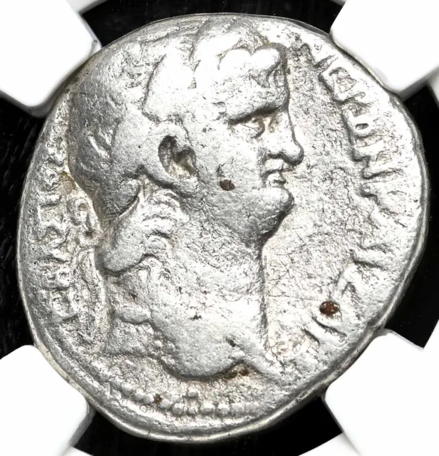 ANTIOCH. Nero, AD 54-68. Silver Tetradrachm, Eagle, NGC VG