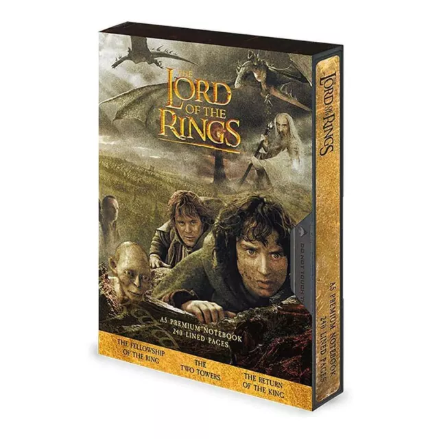 Official The Lord of the Rings VHS Style Premium A5 Notebook - 240 Lined Pages 2