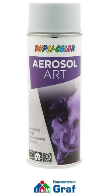 Dupli-Color Aérosol Art Apprêt Couche de Base 400 ML Bombe Aérosol, Gris/Blanc