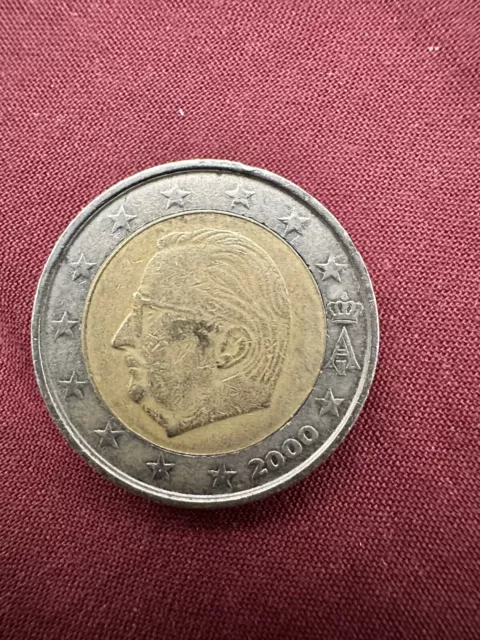 Pièce De 2 Euros RARISSIME ALBERT II *Fautée*