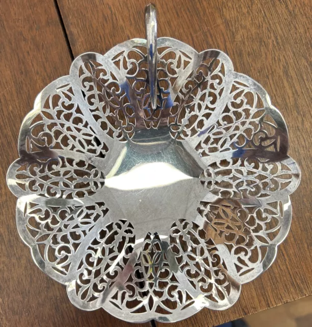 Lovelace International Silver Company Footed Scalloped Candy Dish