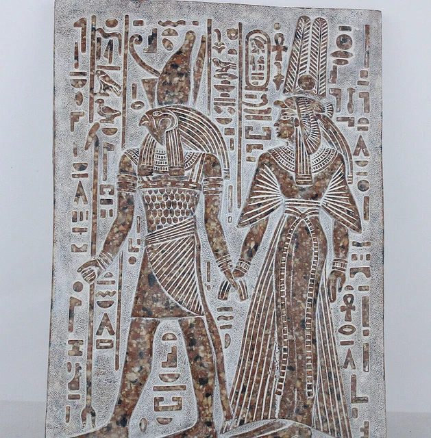 Set Di 2 Adesivi Vinilici Eye Of Horus E Eye Of Ra - Antico Egitto - Oracal USA