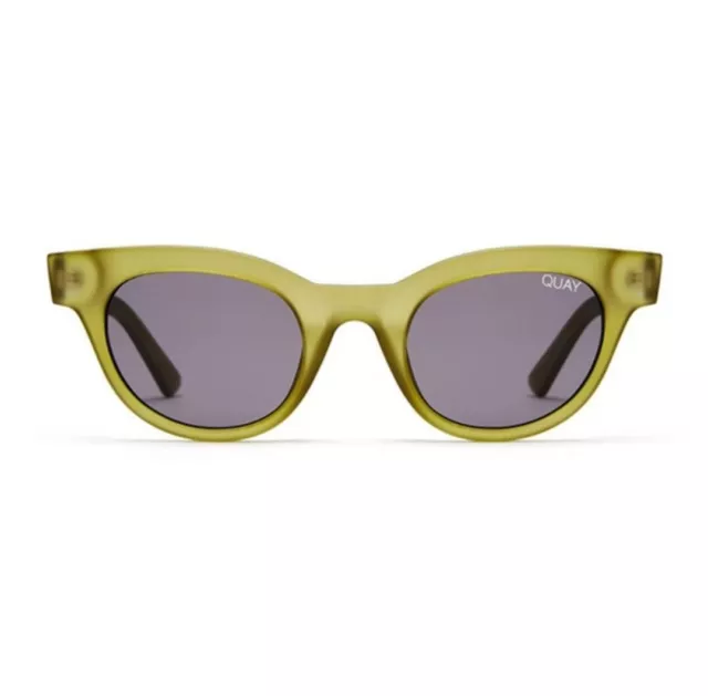 Quay X Kylie Star Struck Sunglasses in Olive/Smoke New In Case!