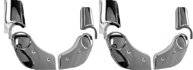 78-88 Hurst Olds 442 Cutlass Supreme Chrome Bucket Seat Hinge Cover Set DS & PS