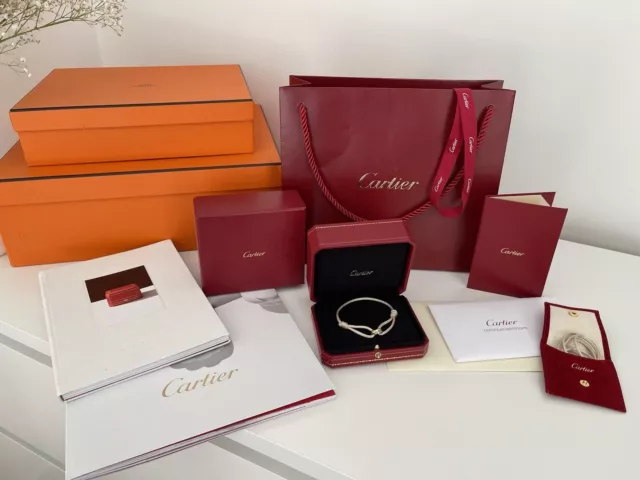 Cartier Love Bracelet In 18k White Gold Size 16 - Brilliance Jewels