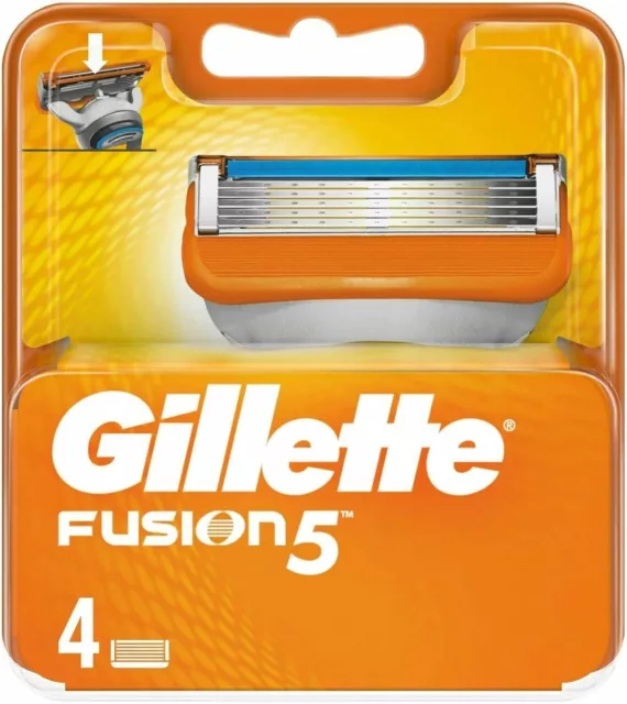 Gillette Fusion5 4-Pack Lame Di Ricambio Per Rasoio  Confezione Da 4 Lamette 2