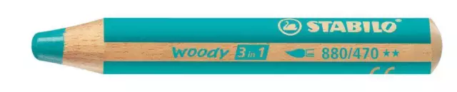 Buntstift, Wasserfarbe & Wachsmalkreide - STABILO woody 3 in 1 - Einzelstift -