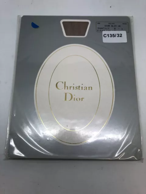 Collant Christian Dior Slim 10 Couleur Chantilly, Fumée, Café ou Nuage