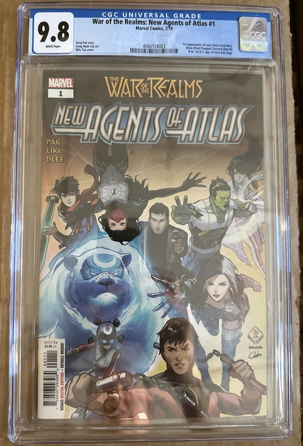 War of the Realms: New Agents of Atlas #1 First Print CGC 9.8