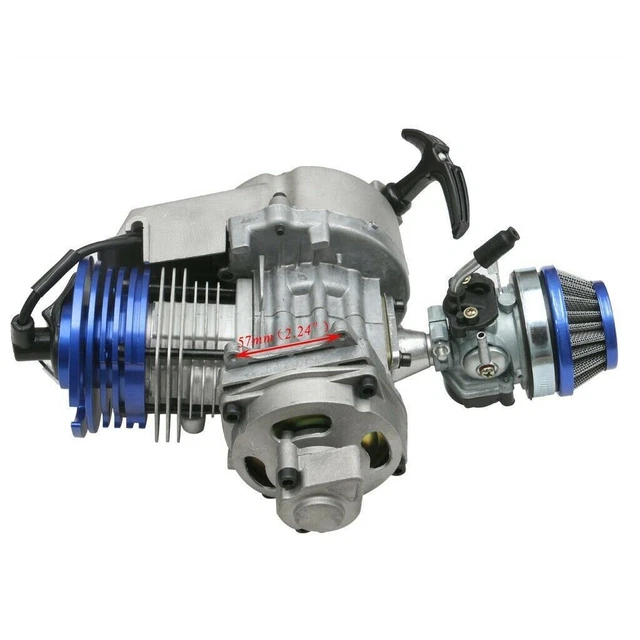 BIG BORE 49CC 50cc 2 Stroke Engine Motor Kit Mini Pit ATV Quad Pocket ...