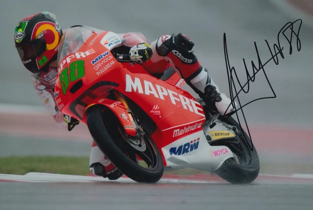 Autograph Jorge Martin Spain Helmet 89 Foto Hand Signed Moto Gp Ducati