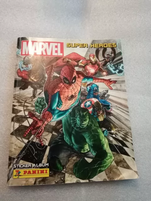 Album Panini Marvel Super Heroes 2017 (Incomplet 34/36 cartes 163/192 vignettes)
