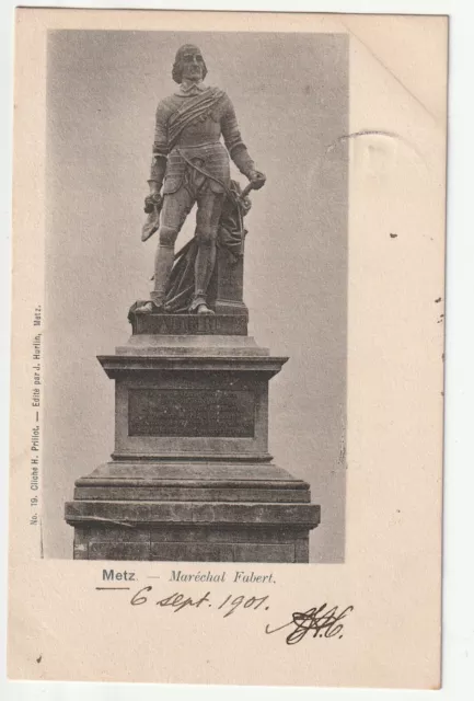 METZ - Moselle - CPA 57 - Marechal Fabert - 1900 cards