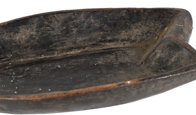 Salampasu Wooden Bowl Spoon Congo African Art 2