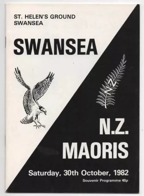 Oct 82 SWANSEA v NEW ZEALAND MAORIS