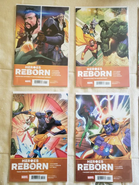 Marvel Heroes Reborn #1-6 and Heroes Reborn American Knights, Siege Society, and