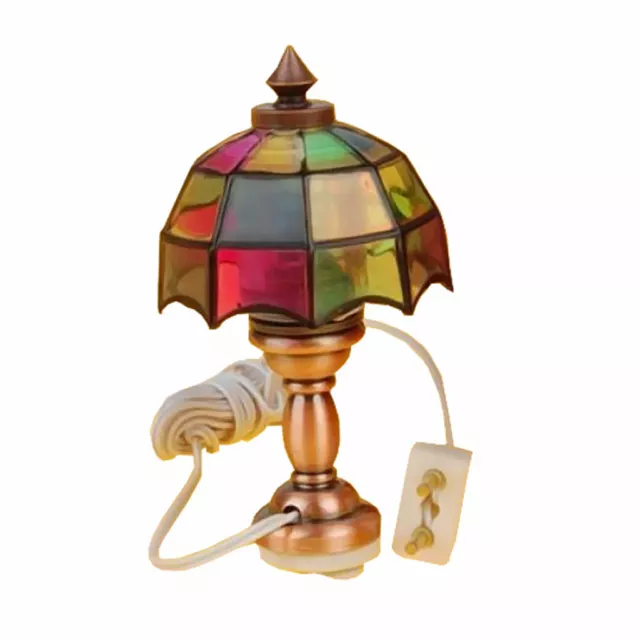 1/12 Scale Dolls House Accessories Miniature Wall Lamps Ceiling LED Light Decor