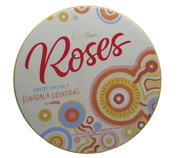 CADBURY ROSES TIN Limited Edition Dungala Creations 2024 23cm 600g